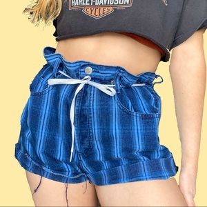 STRIPED VINTAGE GUESS SHORTS
